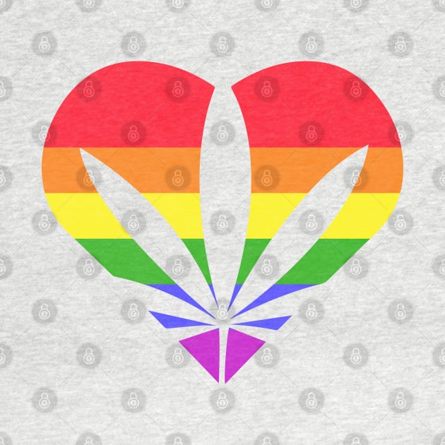 Pride Weed Heart by Howchie